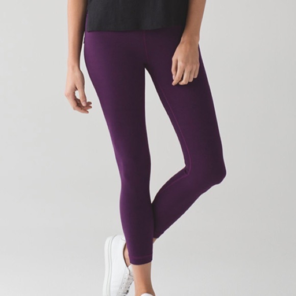 lululemon athletica Pants - Align darkest magenta *hemmed*